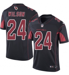 Men's Nike Arizona Cardinals #24 Adrian Wilson Elite Black Rush Vapor Untouchable NFL Jersey