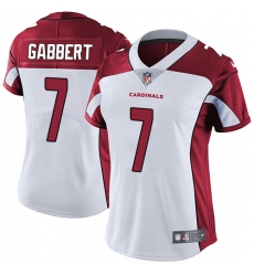 Women's Nike Arizona Cardinals #7 Blaine Gabbert White Vapor Untouchable Limited Player NFL Jersey