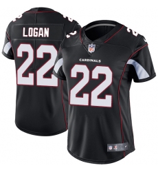 Women's Nike Arizona Cardinals #22 T. J. Logan Black Alternate Vapor Untouchable Limited Player NFL Jersey