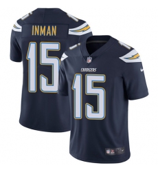 Youth Nike Los Angeles Chargers #15 Dontrelle Inman Navy Blue Team Color Vapor Untouchable Limited Player NFL Jersey