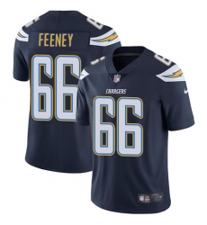 Men's Nike Los Angeles Chargers #66 Dan Feeney Navy Blue Team Color Vapor Untouchable Limited Player NFL Jersey