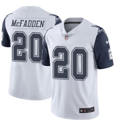 Youth Nike Dallas Cowboys #20 Darren McFadden Limited White Rush Vapor Untouchable NFL Jersey