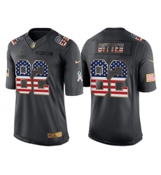 Men's Nike Dallas Cowboys #82 Jason Witten Limited Black USA Flag Salute To Service NFL Jersey