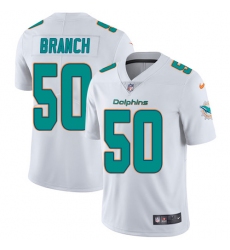 Youth Nike Miami Dolphins #50 Andre Branch White Vapor Untouchable Limited Player NFL Jersey