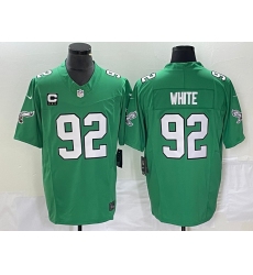 Men's Nike Philadelphia Eagles #92 Reggie White Green 2023 F.U.S.E. Vapor Untouchable With C Stitched Football Jersey
