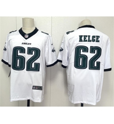 Men's Philadelphia Eagles #62 Jason Kelce White 2024 New Vapor Untouchable Limited Football Stitched Jersey