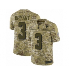 Men's Atlanta Falcons #3 Matt Bryant Limited Camo 2018 Salute to Service Football Jersey
