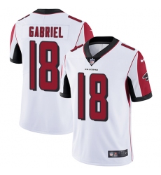 Youth Nike Atlanta Falcons #18 Taylor Gabriel White Vapor Untouchable Limited Player NFL Jersey