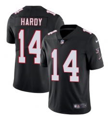 Youth Nike Atlanta Falcons #14 Justin Hardy Black Alternate Vapor Untouchable Limited Player NFL Jersey