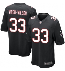 Men's Nike Atlanta Falcons #33 Blidi Wreh-Wilson Game Black Alternate NFL Jersey