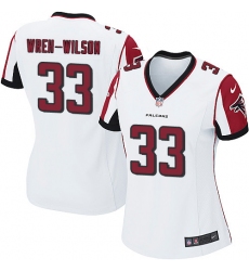 Women's Nike Atlanta Falcons #33 Blidi Wreh-Wilson Game White NFL Jersey