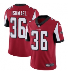 Youth Nike Atlanta Falcons #36 Kemal Ishmael Red Team Color Vapor Untouchable Limited Player NFL Jersey