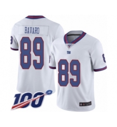 Men's New York Giants #89 Mark Bavaro Limited White Rush Vapor Untouchable 100th Season Football Jersey