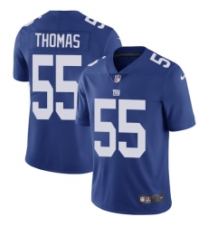 Men's Nike New York Giants #55 J.T. Thomas Royal Blue Team Color Vapor Untouchable Limited Player NFL Jersey
