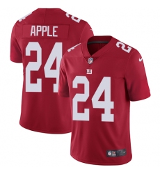 Men's Nike New York Giants #24 Eli Apple Red Alternate Vapor Untouchable Limited Player NFL Jersey
