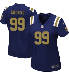 Women's Nike New York Jets #99 Mark Gastineau Limited Navy Blue Alternate NFL Jersey