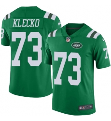 Youth Nike New York Jets #73 Joe Klecko Limited Green Rush Vapor Untouchable NFL Jersey