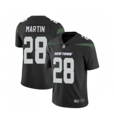 Youth New York Jets #28 Curtis Martin Black Alternate Vapor Untouchable Limited Player Football Jersey