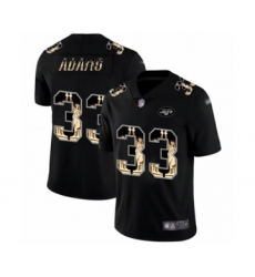 Men's New York Jets #33 Jamal Adams Limited Black Statue of Liberty Football Jersey