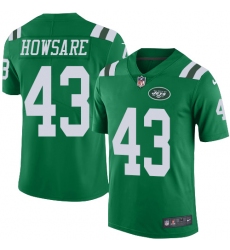 Youth Nike New York Jets #43 Julian Howsare Limited Green Rush Vapor Untouchable NFL Jersey
