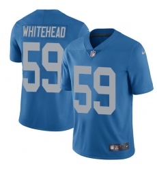 Men's Nike Detroit Lions #59 Tahir Whitehead Limited Blue Alternate Vapor Untouchable NFL Jersey
