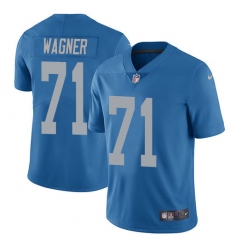 Youth Nike Detroit Lions #71 Ricky Wagner Limited Blue Alternate Vapor Untouchable NFL Jersey