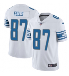 Youth Nike Detroit Lions #87 Darren Fells Limited White Vapor Untouchable NFL Jersey