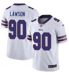 Youth Nike Buffalo Bills #90 Shaq Lawson White Vapor Untouchable Limited Player NFL Jersey
