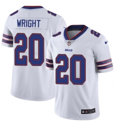 Youth Nike Buffalo Bills #20 Shareece Wright White Vapor Untouchable Limited Player NFL Jersey