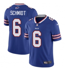 Youth Nike Buffalo Bills #6 Colton Schmidt Royal Blue Team Color Vapor Untouchable Limited Player NFL Jersey