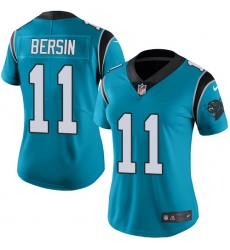 Women's Nike Carolina Panthers #11 Brenton Bersin Blue Alternate Vapor Untouchable Limited Player NFL Jersey