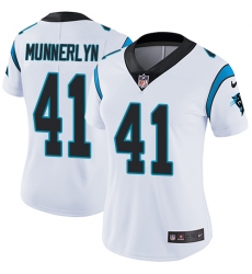 Women's Nike Carolina Panthers #41 Captain Munnerlyn White Vapor Untouchable Limited Player NFL Jersey