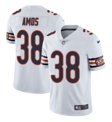 Men's Nike Chicago Bears #38 Adrian Amos White Vapor Untouchable Limited Player NFL Jersey