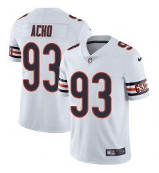 Youth Nike Chicago Bears #93 Sam Acho White Vapor Untouchable Limited Player NFL Jersey
