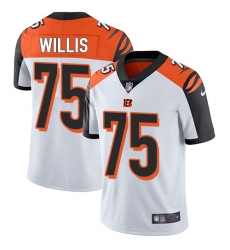 Men's Nike Cincinnati Bengals #75 Jordan Willis White Vapor Untouchable Limited Player NFL Jersey
