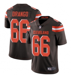 Youth Nike Cleveland Browns #66 Spencer Drango Brown Team Color Vapor Untouchable Limited Player NFL Jersey