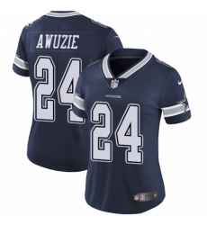 Women's Nike Dallas Cowboys #24 Chidobe Awuzie Navy Blue Team Color Vapor Untouchable Limited Player NFL Jersey