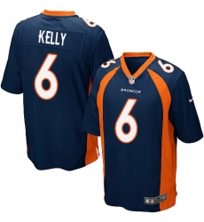 Men's Nike Denver Broncos #6 Chad Kelly Game Navy Blue Alternate NFL Jersey