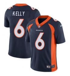 Men's Nike Denver Broncos #6 Chad Kelly Navy Blue Alternate Vapor Untouchable Limited Player NFL Jersey