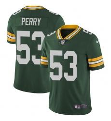 Youth Nike Green Bay Packers #53 Nick Perry Green Team Color Vapor Untouchable Limited Player NFL Jersey