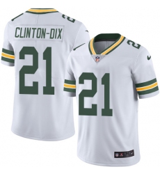 Men's Nike Green Bay Packers #21 Ha Ha Clinton-Dix White Vapor Untouchable Limited Player NFL Jersey