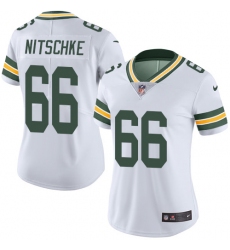 Women's Nike Green Bay Packers #66 Ray Nitschke White Vapor Untouchable Limited Player NFL Jersey
