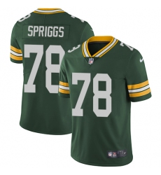 Youth Nike Green Bay Packers #78 Jason Spriggs Green Team Color Vapor Untouchable Limited Player NFL Jersey