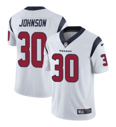 Youth Nike Houston Texans #30 Kevin Johnson Limited White Vapor Untouchable NFL Jersey