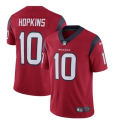 Men's Nike Houston Texans #10 DeAndre Hopkins Limited Red Alternate Vapor Untouchable NFL Jersey