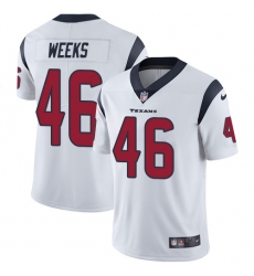 Men's Nike Houston Texans #46 Jon Weeks Limited White Vapor Untouchable NFL Jersey