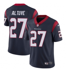 Youth Nike Houston Texans #27 Jose Altuve Limited Navy Blue Team Color Vapor Untouchable NFL Jersey