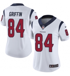 Women's Nike Houston Texans #84 Ryan Griffin Limited White Vapor Untouchable NFL Jersey
