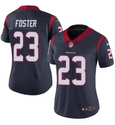 Women's Nike Houston Texans #23 Arian Foster Limited Navy Blue Team Color Vapor Untouchable NFL Jersey