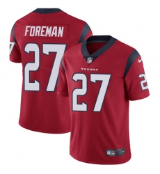 Youth Nike Houston Texans #27 D'Onta Foreman Limited Red Alternate Vapor Untouchable NFL Jersey